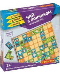 Домино-пазл. Чай с пончиком