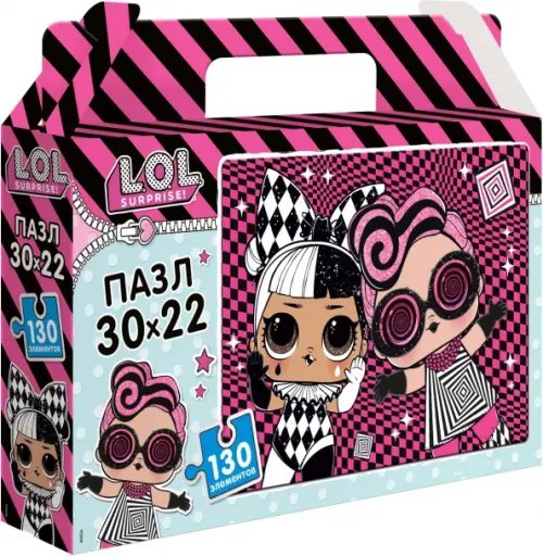 Пазл. LOL, Lights Glitter, 130 элементов Пазл. LOL, Lights Glitter, 130 элементов