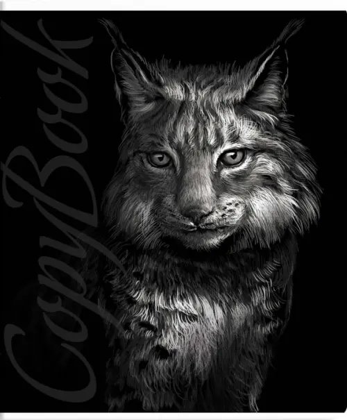 Тетрадь Хищники, 96 листов, клетка