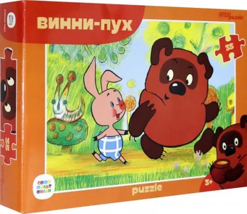Пазл. Винни Пух, 35 элементов Пазл. Винни Пух, 35 элементов