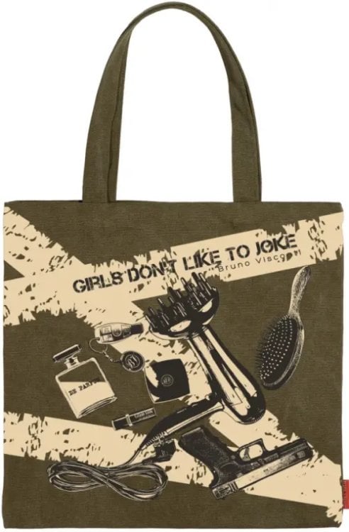 Сумка-шопер &quot;Девочки не шутят!&quot;, 39x39 см