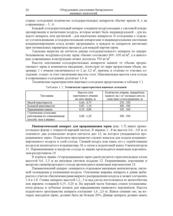 Оборудование для ведения биопроцессов пищевых технологий