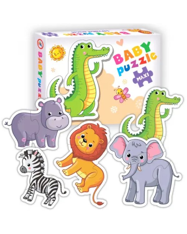 Развивающая мозаика. Baby Puzzle. В Африке