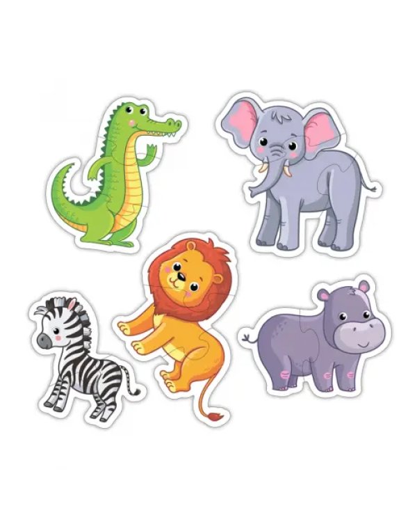 Развивающая мозаика. Baby Puzzle. В Африке
