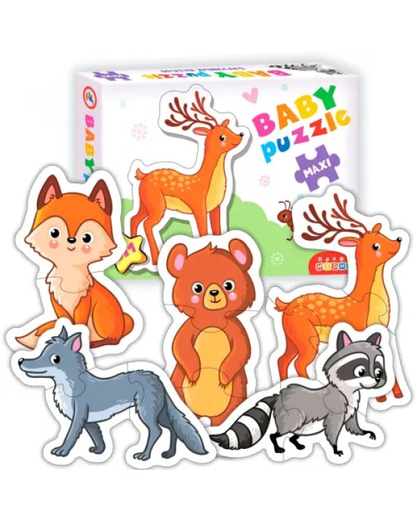Развивающая мозаика. Baby Puzzle. В лесу