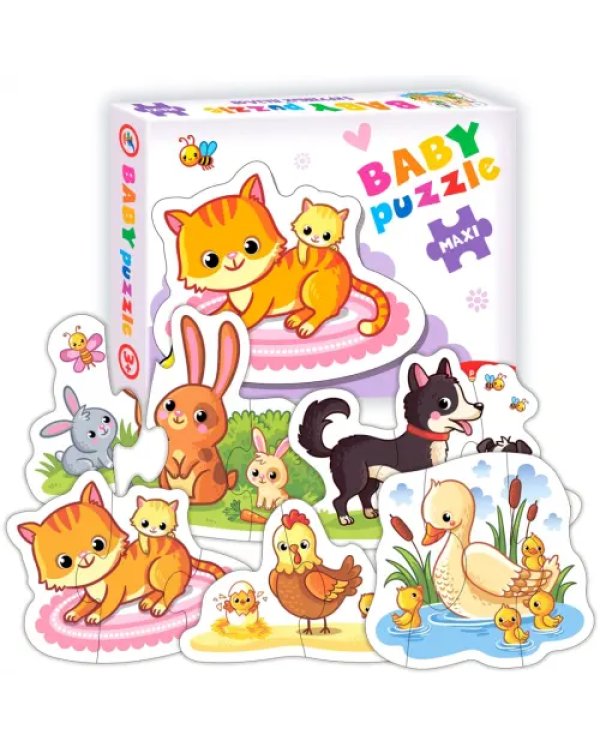 Развивающая мозаика. Baby Puzzle. Мамы и малыши-1