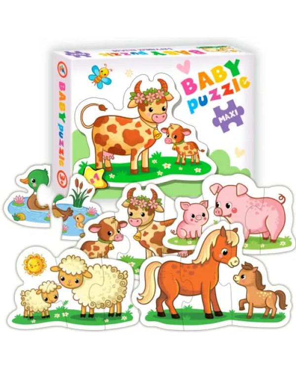 Развивающая мозаика. Baby Puzzle. Мамы и малыши-2