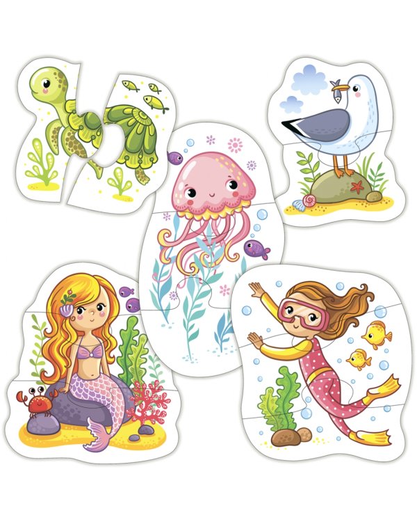 Развивающая мозаика. Baby Puzzle. На море