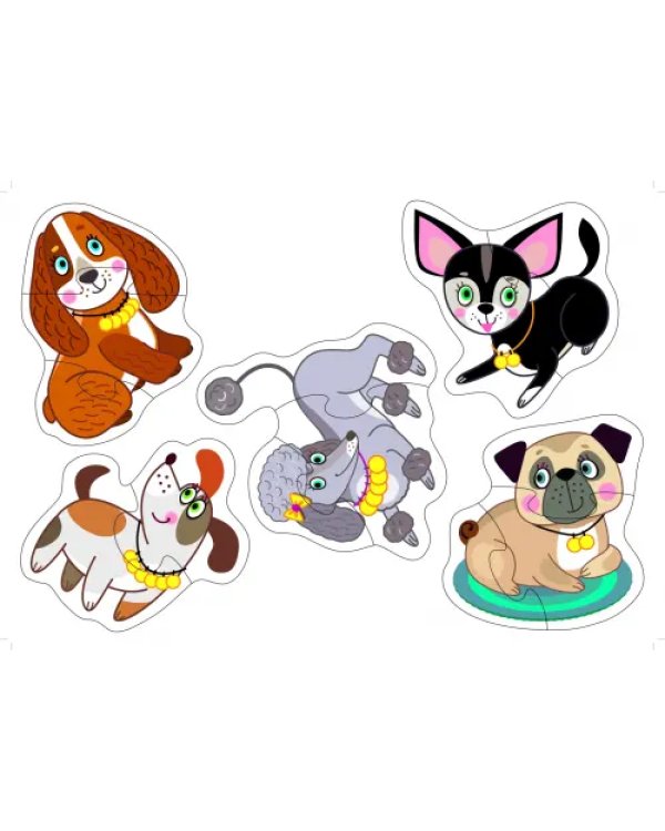 Развивающая мозаика. Baby Puzzle. Собачки