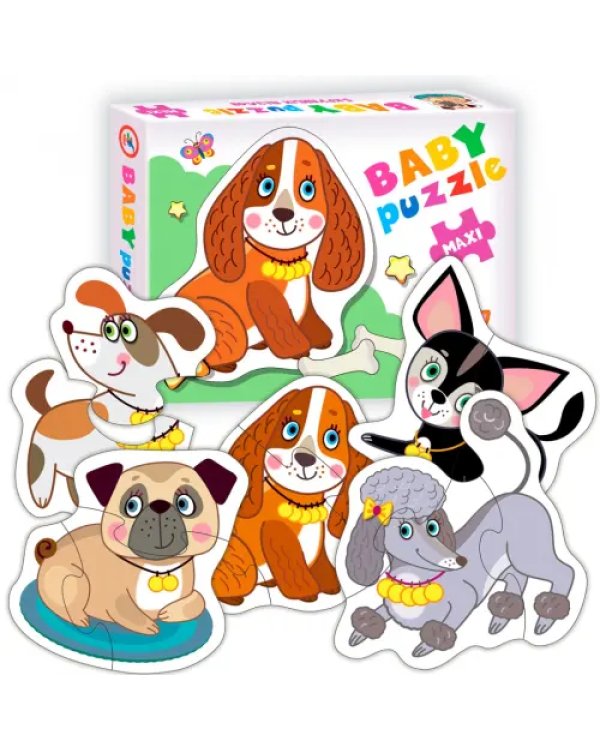 Развивающая мозаика. Baby Puzzle. Собачки