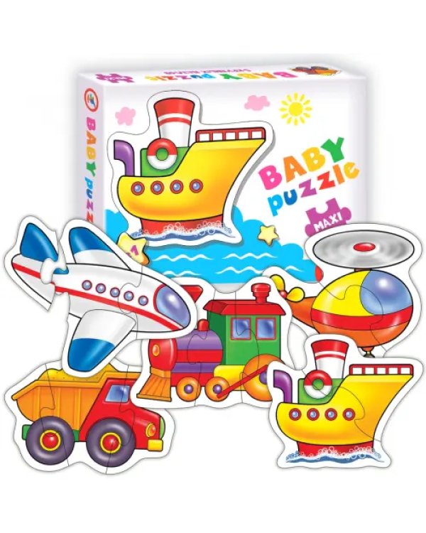 Развивающая мозаика. Baby Puzzle. Транспорт