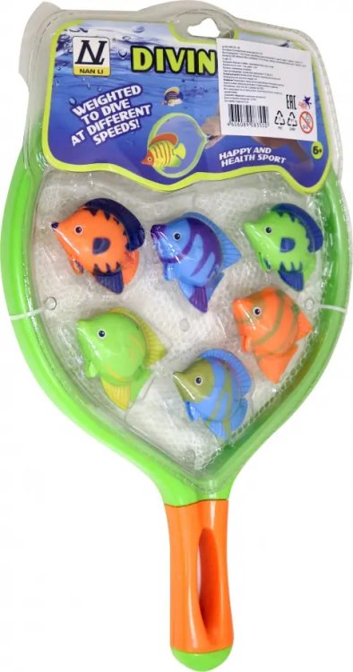 Игры в воде. Поймай рыбку