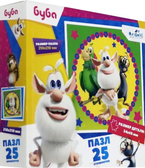 Пазл. Буба. Вид 3, 25 элементов Пазл. Буба. Вид 3, 25 элементов