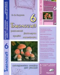 Биология. 6 класс. Растения. Бактерии. Грибы. Лишайник. Методическое пособие для учителя
