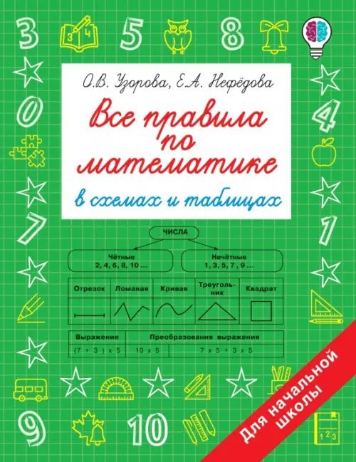 Быстрое обучение: методика О.В. Узоровой Все правила по математике в схемах и таблицах. Для начальной школы