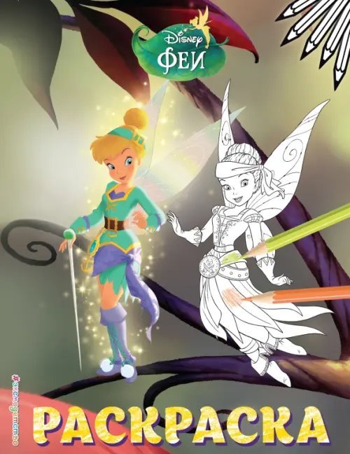 Disney. Феи. Раскраски Феи. Раскраска № 14 (Динь-Динь и Иридесса. Цветная)