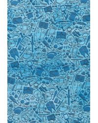 Бумага упаковочная "Джентельменский набор", 70x100 см, 1 лист