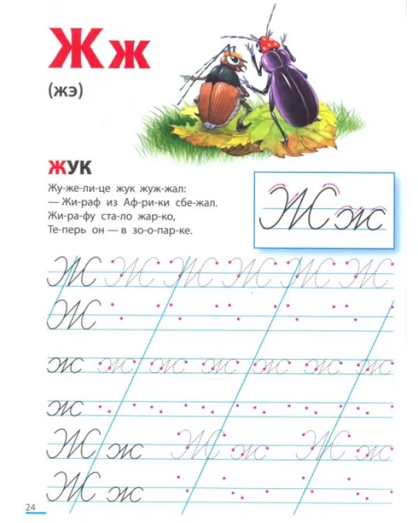 Прописные и строчные буквы. Комплексные прописи