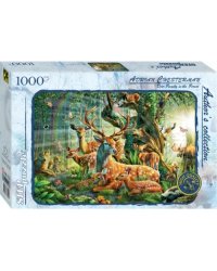 Пазл. Мир лесных животных, 1000 элементов