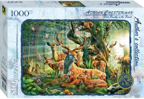 Пазл. Мир лесных животных, 1000 элементов