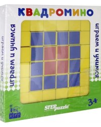 Развивающая игра из дерева. Квадромино
