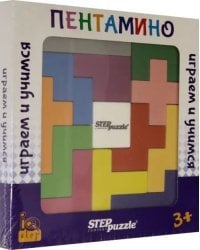 Развивающая игра из дерева. Пентамино