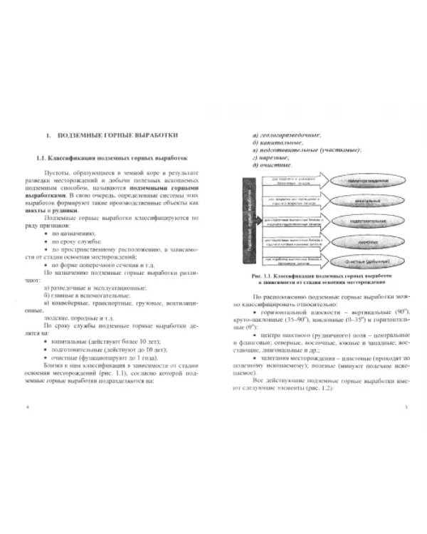 Геотехнология. Подземные горные выработки и их крепление