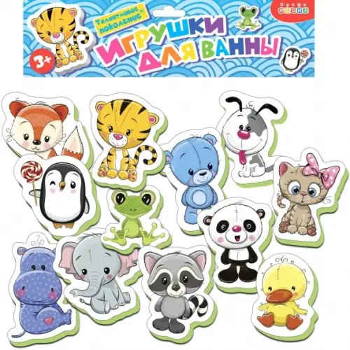 Игрушки для ванны. Зверюшки-игрушки