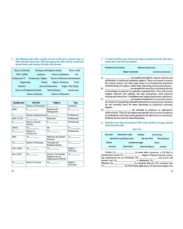 Английский язык для аспирантов (политические науки и регионоведение). English for PHD students