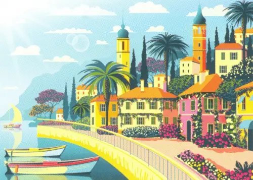 Алмазная мозаика. Средиземноморский вояж. Испания в цветах Алмазная мозаика. Средиземноморский вояж. Испания в цветах