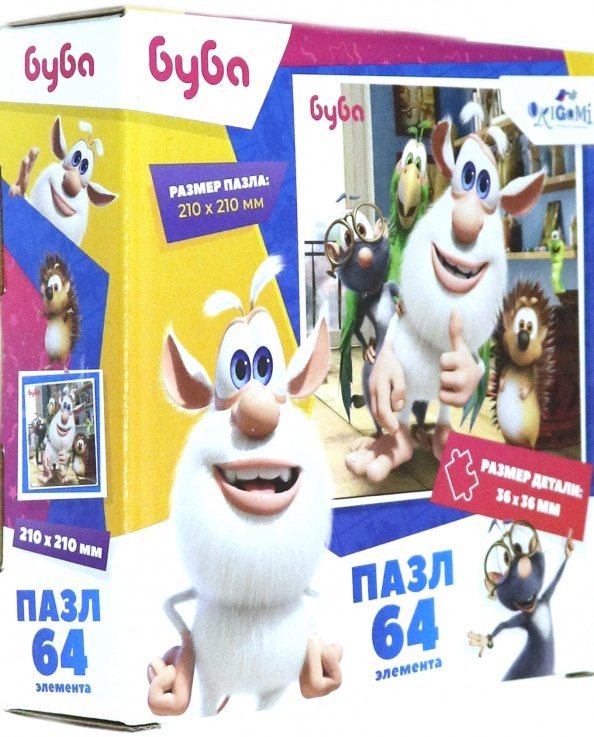 Пазл. Буба. Улыбнитесь!, 64 элемента Пазл. Буба. Улыбнитесь!, 64 элемента