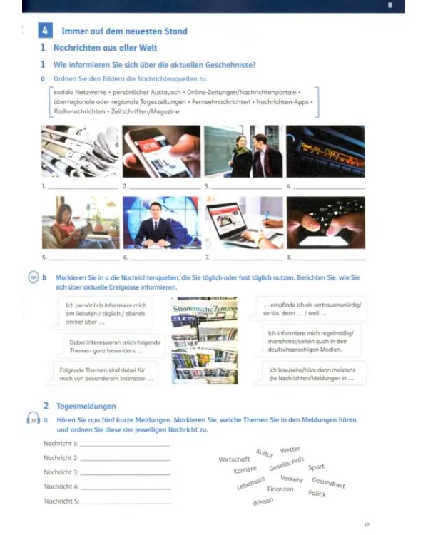 Deutsch intensiv. Horen und Sprechen B2. Buch + Audio