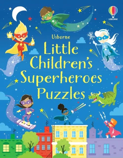Little Children`s Activity Books Little Children's Superheroes Puzzles