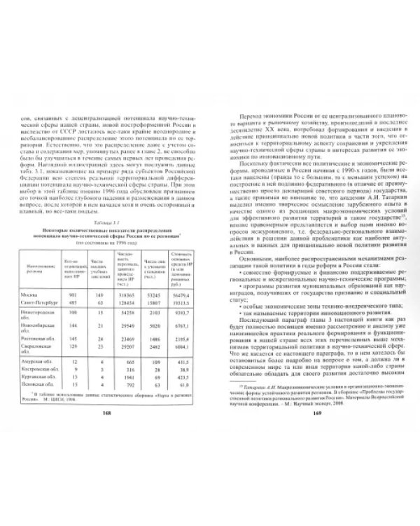 Научно-техническая сфера России. Проблемы и перспективы