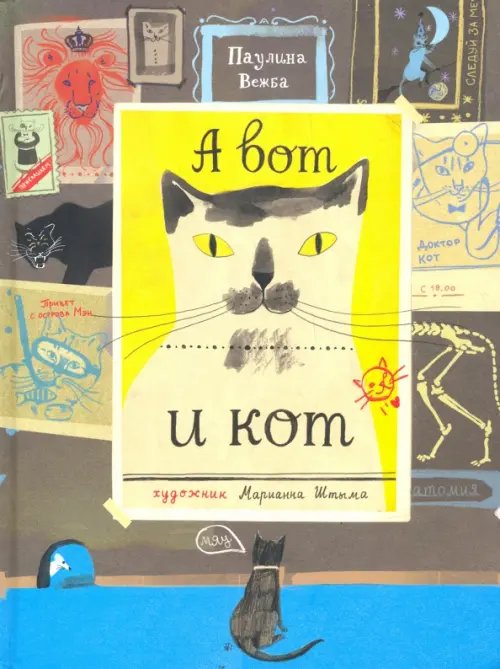 Обложка книги «А вот и кот» — Вежба Паулина, ISBN 9789851548893