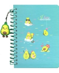 Записная книжка на гребне "Авокадо", А6, 80 листов