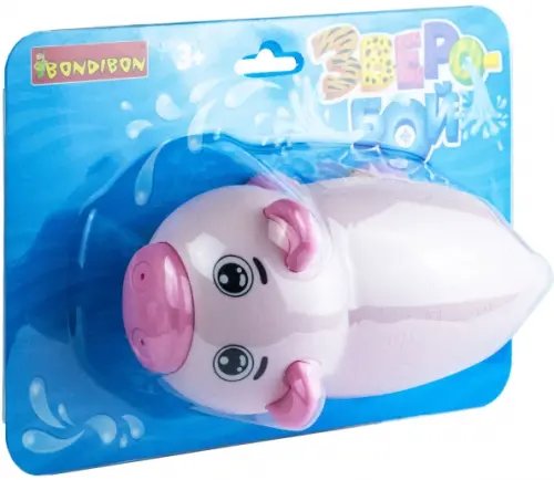 Водный пистолет с помпой. Зверобой. Поросенок