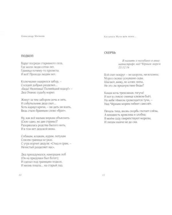 "Касалась муза щек моих...". Стихи и песни