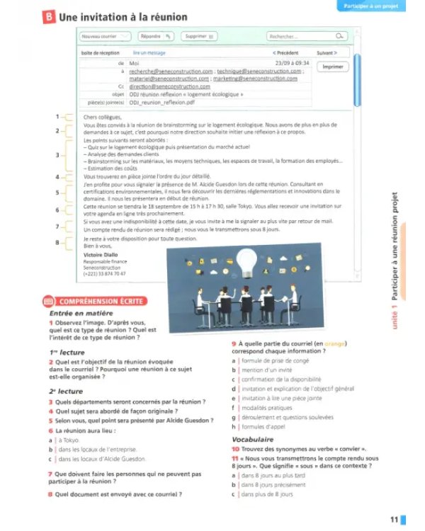 Дополнительное изображение книги «Edito Pro niv. B1 - Module Participez a un projet»