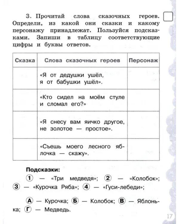 Литературное чтение. 1 класс. Тетрадь-тренажер. Попади в десятку!