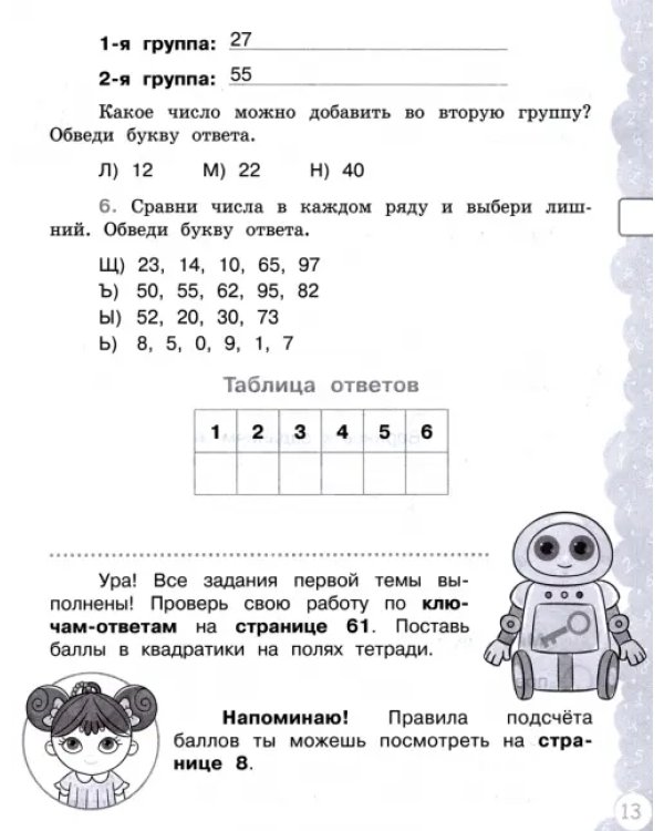 Математика. 2 класс. Тетрадь-тренажер.