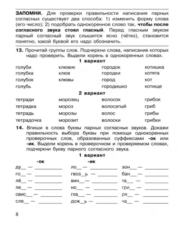 Дополнительное изображение книги «Русский язык. 2-3 класс. Тренажер. Правописание парных, непроизносимых и удвоенных согласных. ФГОС»
