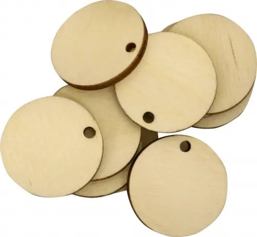 Заготовки для творчества "Круг", 2,8 см, 10 штук Заготовки для творчества "Круг", 2,8 см, 10 штук