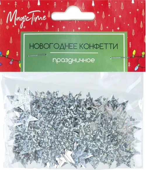 Конфетти новогоднее "Радужные звездочки", 15 грамм, арт. 87149 Конфетти новогоднее "Радужные звездочки", 15 грамм, арт. 87149