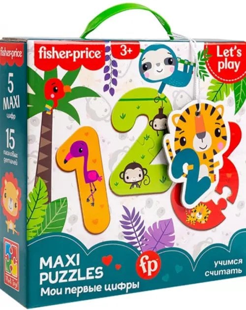 Maxi-пазл Fisher-Price. Мои первые цифры Maxi-пазл Fisher-Price. Мои первые цифры