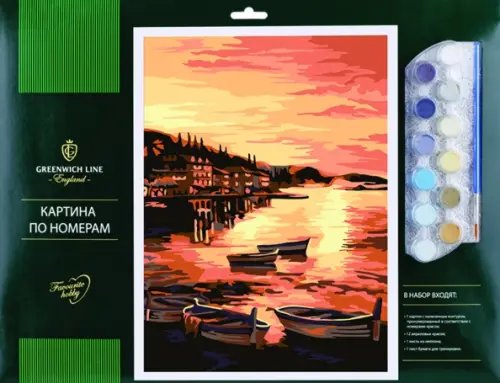 Рисование по номерам. Залив, A3 Рисование по номерам. Залив, A3