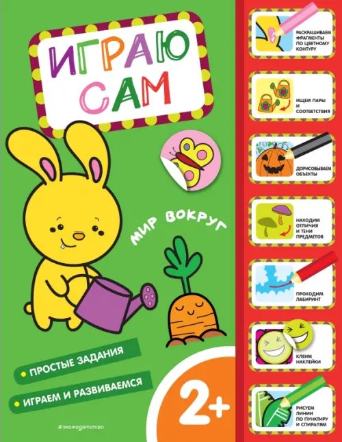 Играю сам (с наклейками) Мир вокруг. Играю сам (с наклейками)