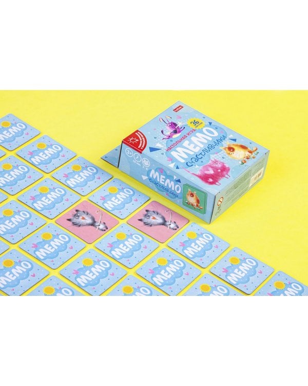 Игра настольная "Счастливчики", 36 карточек