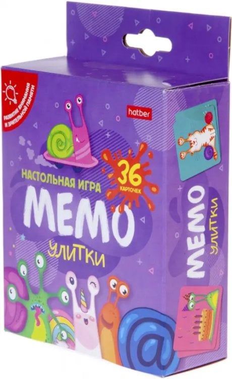 Игра настольная "Улитки", 36 карточек