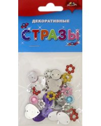 Декоративные стразы, 10x15 мм, 20 штук